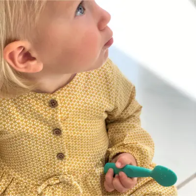 OiOi Nam Nam Mama Kaşığı Mellow Yellow - 4