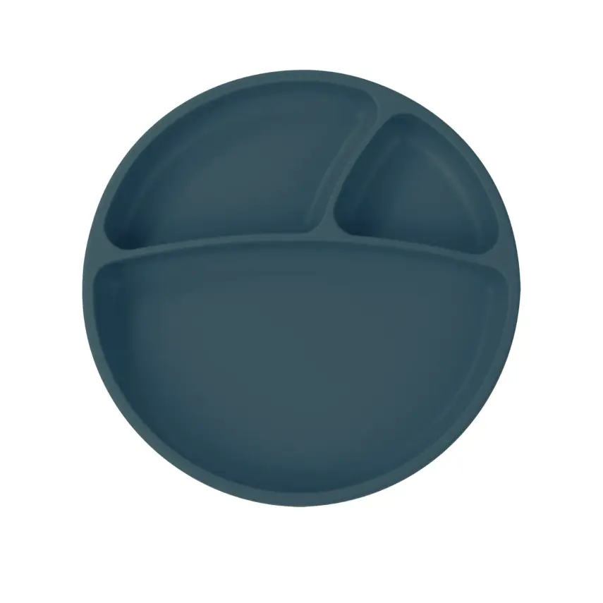 OiOi Porsiyon Vakumlu Mama Tabağı Deep Blue - 2