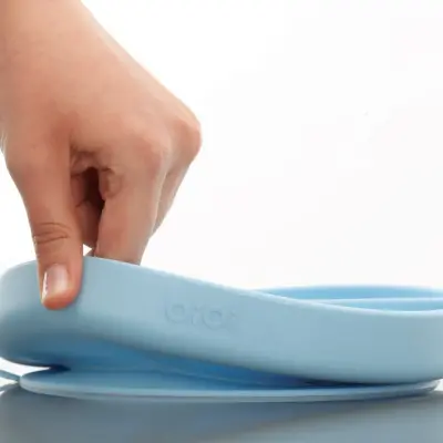 OiOi Porsiyon Vakumlu Mama Tabağı Mineral Blue - 5