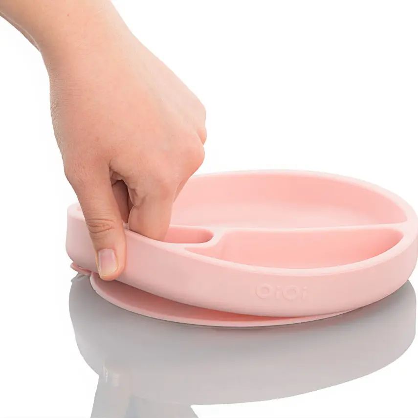 OiOi Porsiyon Vakumlu Mama Tabağı Pinky Pink - 10