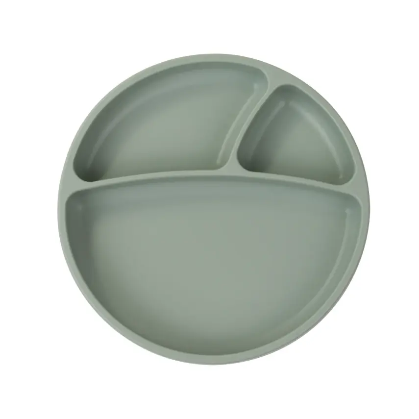 OiOi Porsiyon Vakumlu Mama Tabağı River Green - 1