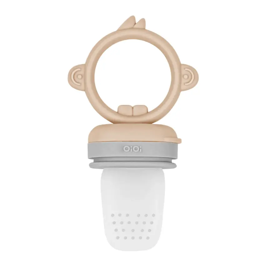 OiOi Püre Meyve Ve Sebze Alıştırıcı Bubble Beige - Powder Grey - 1