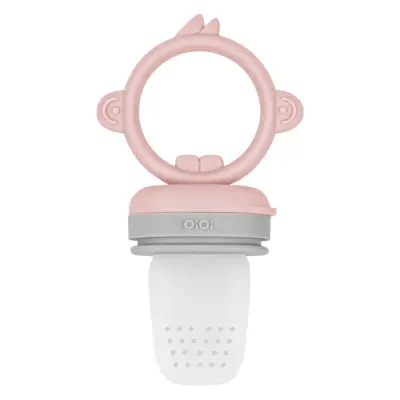 OiOi Püre Meyve Ve Sebze Alıştırıcı Pinky Pink - Powder Grey