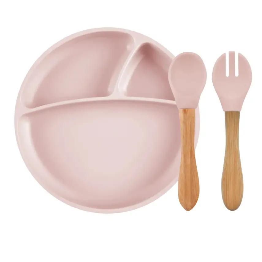 Oioi Tabak Kaşık Çatal Set Pinky Pink - 2