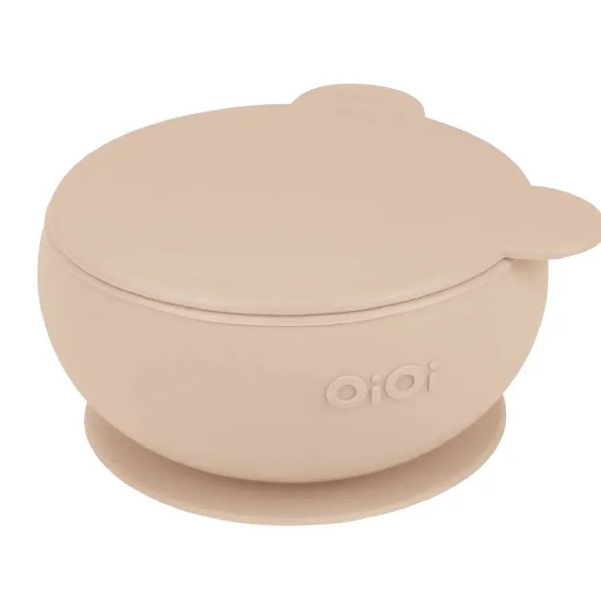 OiOi Vakumlu Mama Kasesi Kapaklı Bubble Beige - 2