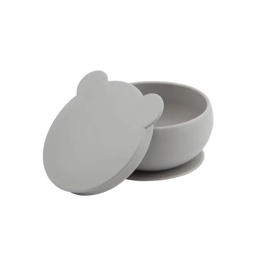 OiOi Vakumlu Mama Kasesi Kapaklı Powder Grey - 2