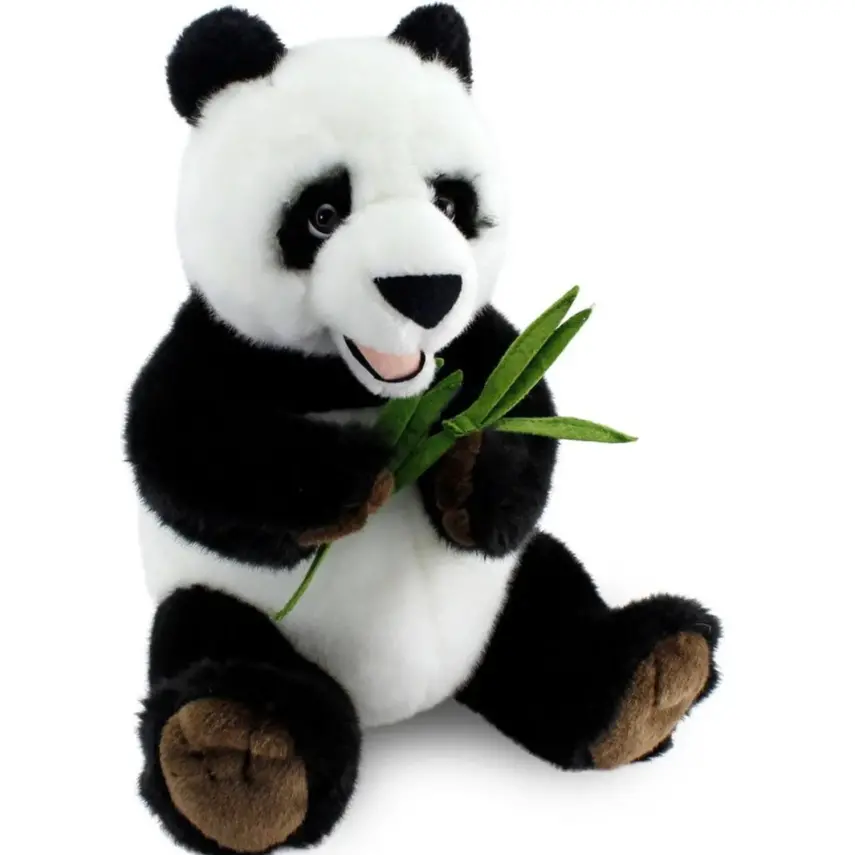 Oturan Bambulu Panda Peluş 30 Cm - 2