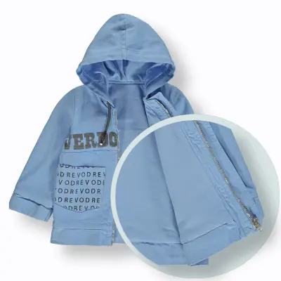 Overdo Erkek Ceket Astarlı Ham Kot Mavi - 5