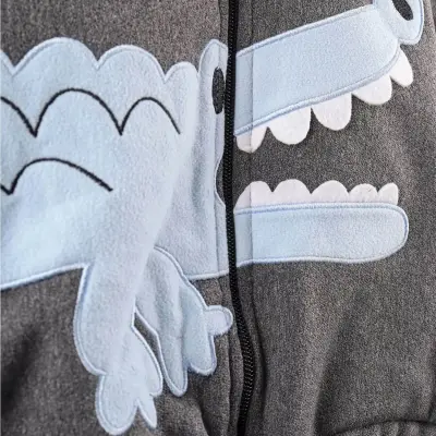 Overdo Erkek Ceket Timsah NakışlıT Füme - 4