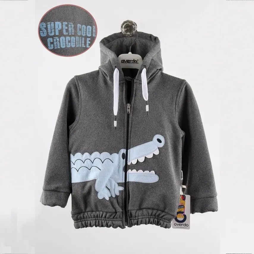 Overdo Erkek Ceket Timsah NakışlıT Füme - 1