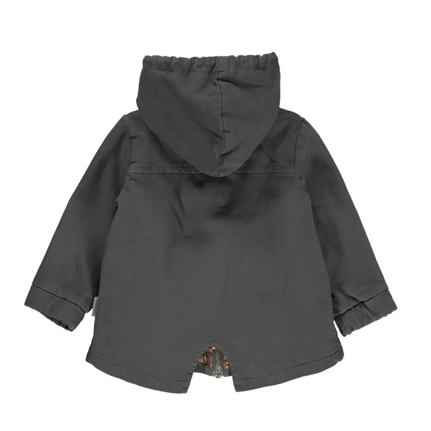 Overdo Kız Ceket Kapüşonlu Renkli Haki - 6