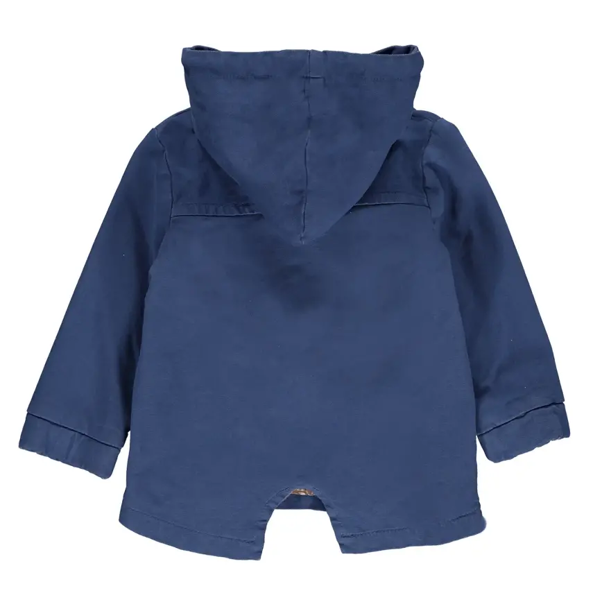 Overdo Kız Ceket Kapüşonlu Renkli İndigo - 6