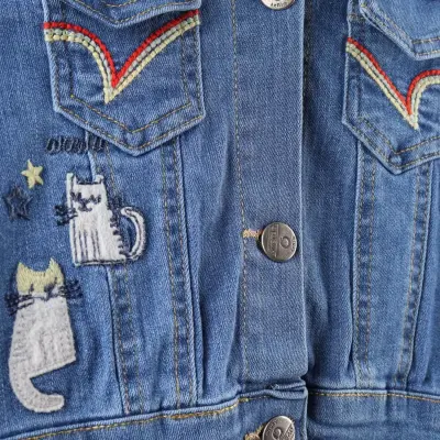 Overdo Kız Ceket Zürafa Kot Yeşil - 2