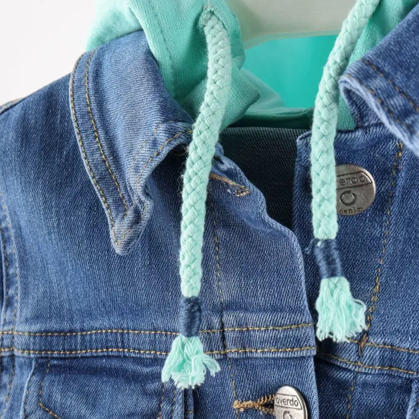 Overdo Kız Ceket Zürafa Kot Yeşil - 3