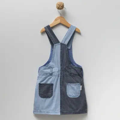 Overdo Kız Jile Kot Çiçek Baskılı Siyah - 4