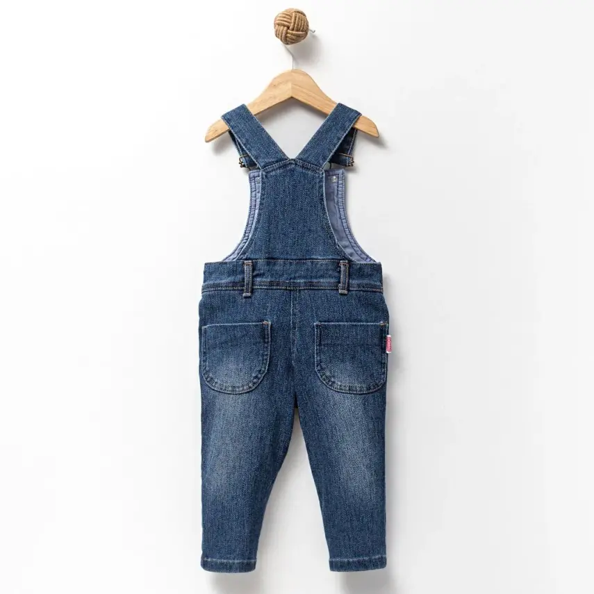 Overdo Salopet Nakışlı Kot - 3