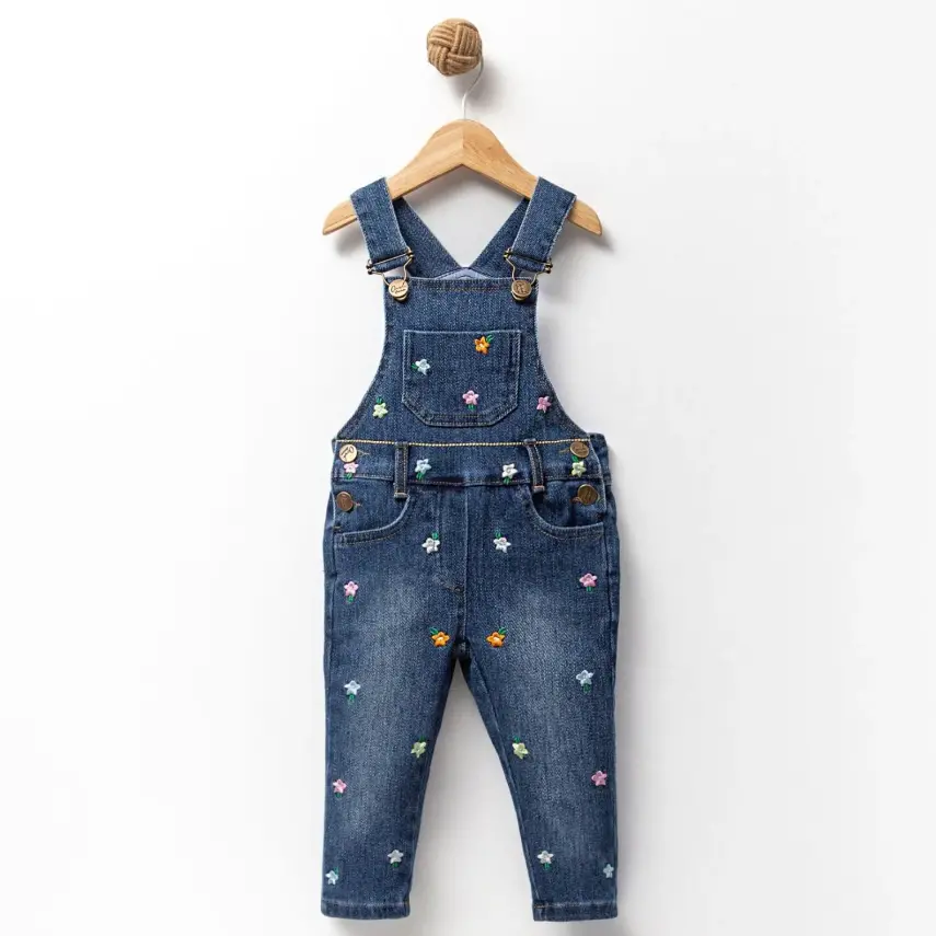 Overdo Salopet Nakışlı Kot - 1