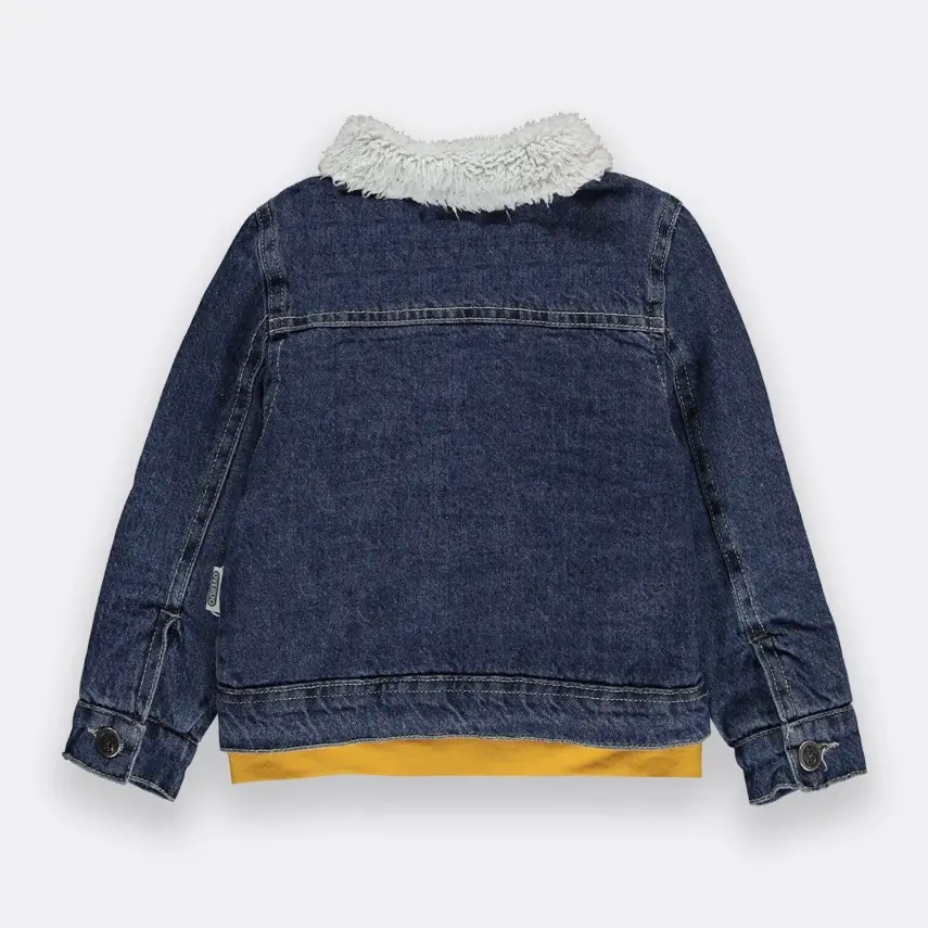 Overdo Unisex Ceket Kapüşonlu Welsoft Kot Sarı - 20