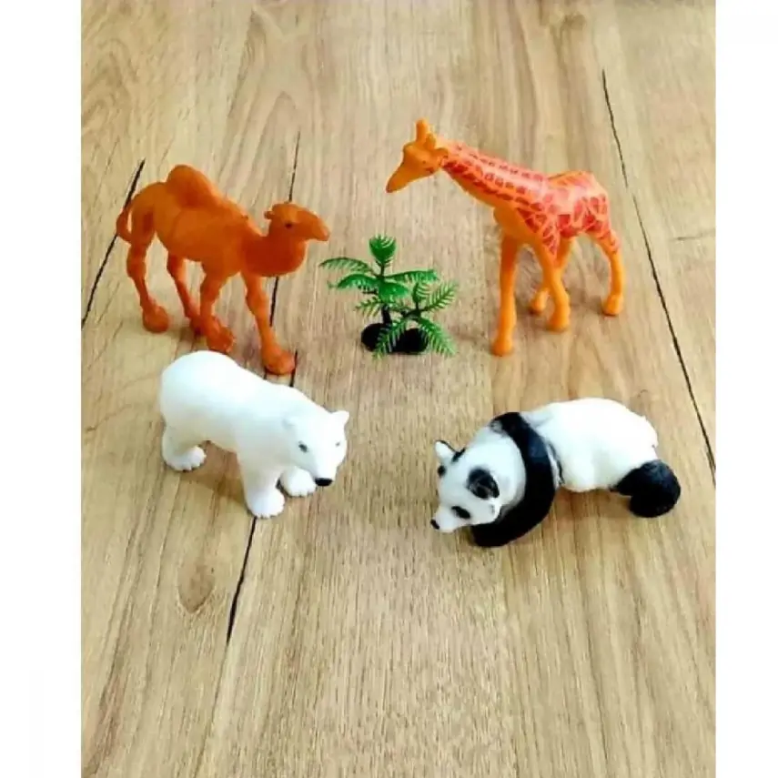 Pandalı Orman Hayvanları Pvc 4'lü - 3