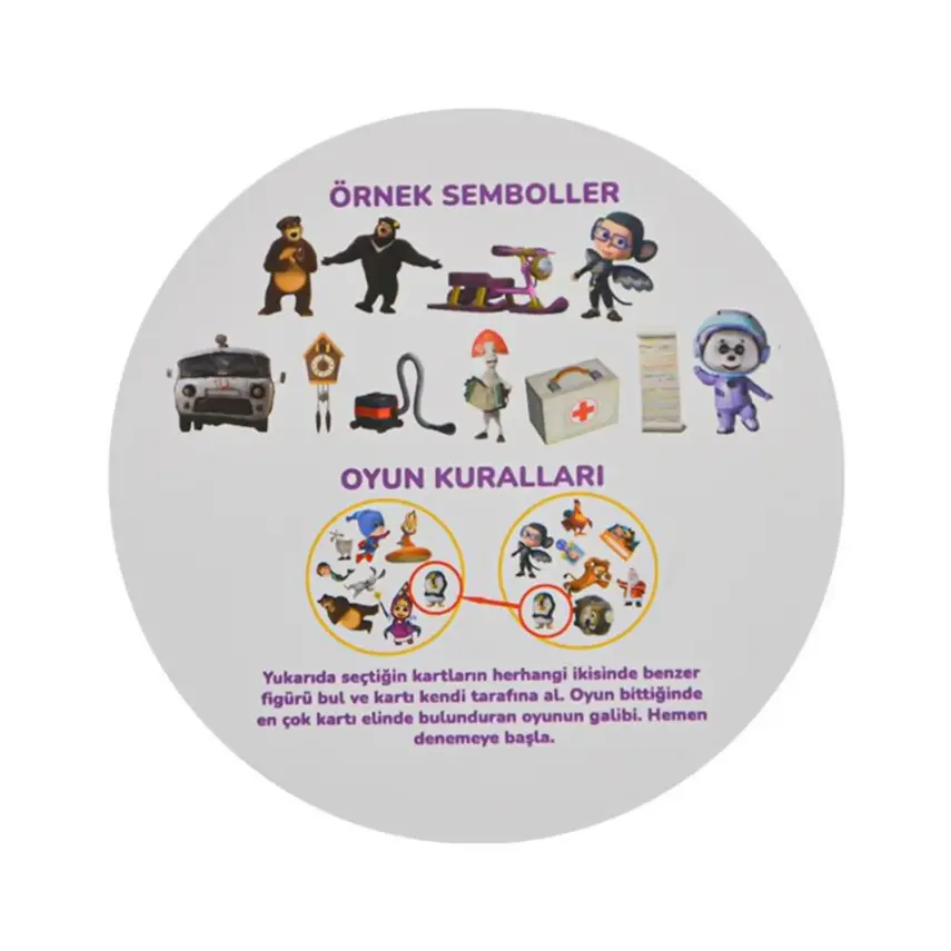 Parigo Maşa İle Koca Ayı Eşleştirme Oyunu - 2