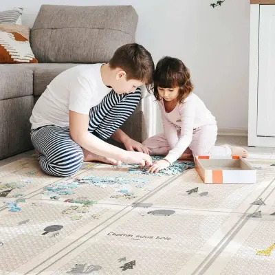 Parklon Katlanabilir Oyun Matı Remang Beige 200x140*1 cm - 2