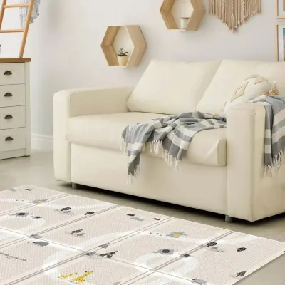 Parklon Katlanabilir Oyun Matı Remang Beige 200x140*1 cm - 4