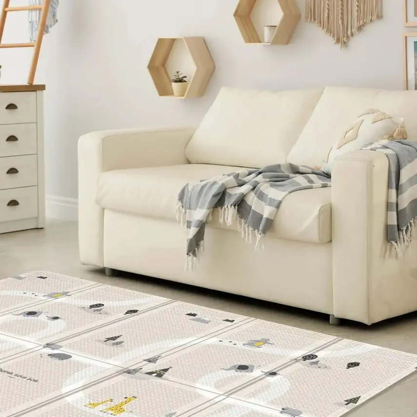 Parklon Katlanabilir Oyun Matı Remang Beige 200x140*1 cm - 4