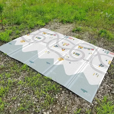 Parklon Mutlu Seyehat Katlanabilir Bebek Oyun Halısı 140x200x1 cm - 4