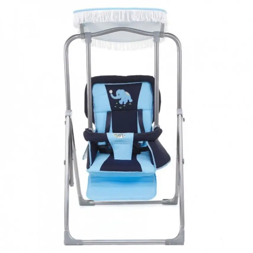 Pasha Baby Lüks Salıncak Lacivert - Mavi - 1