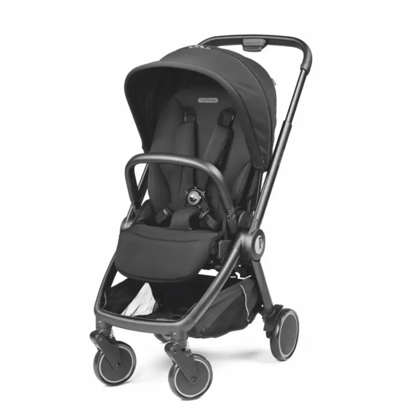 Peg Perego City Loop Çift Yönlü Tek Elle Katlanabilir Bebek Arabası True Black - 1