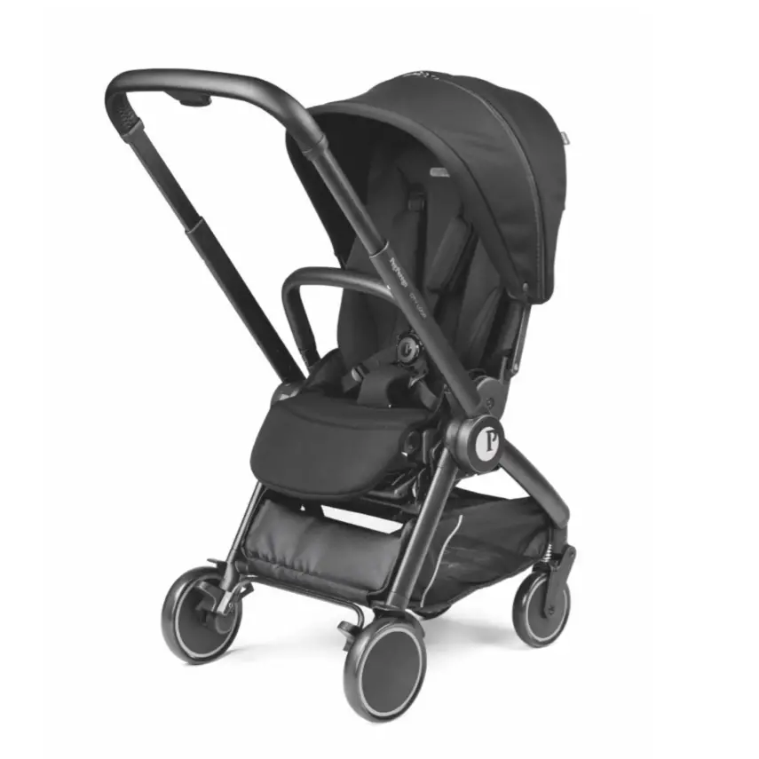 Peg Perego City Loop Çift Yönlü Tek Elle Katlanabilir Bebek Arabası True Black - 2