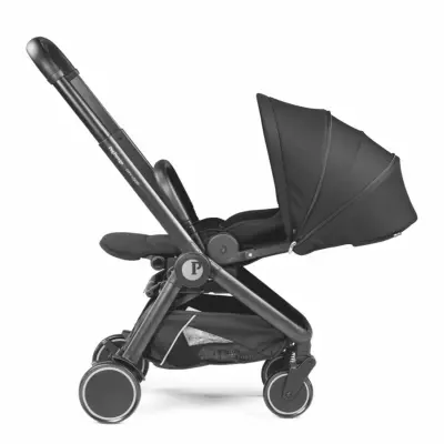 Peg Perego City Loop Çift Yönlü Tek Elle Katlanabilir Bebek Arabası True Black - 3