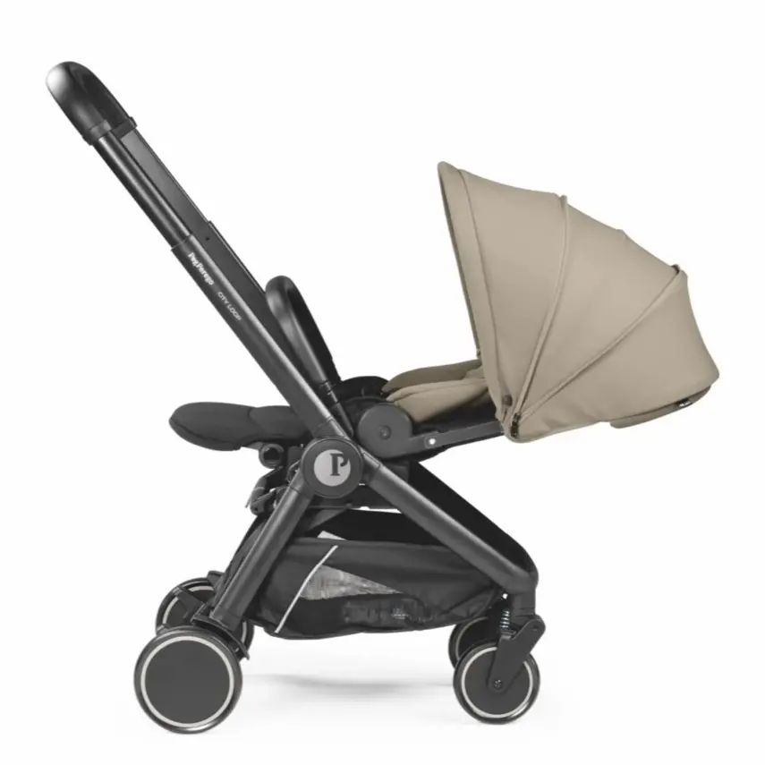 Peg Perego City Loop Çift Yönlü Tek Elle Katlanabilir Bebek Arabası Vanilla Blend - 4