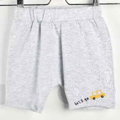 Pelops 2li Takım Atlet Araba Baskılı Hardal - 5