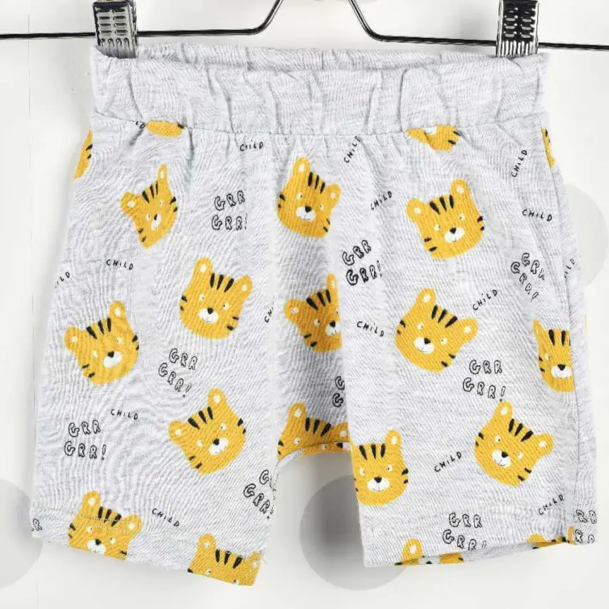 Pelops 2li Takım Atlet Rırr Tiger Baskılı Mavi - 4