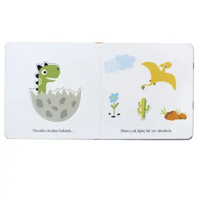 Pencereli Dokun Hisset-Küçük Yeşil Dinozor - 2