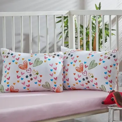 Penye Bebek Çarşaf Ve Yastık Kılıfı Baby Love 60*120 - 2