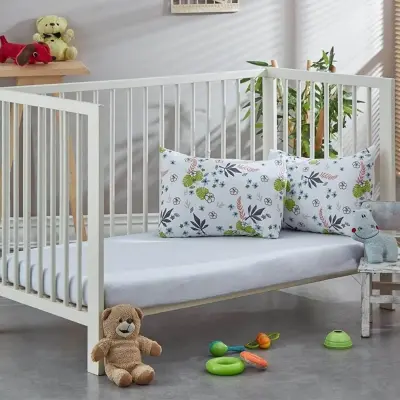 Penye Bebek Çarşaf Ve Yastık Kılıfı Jungle 60*120