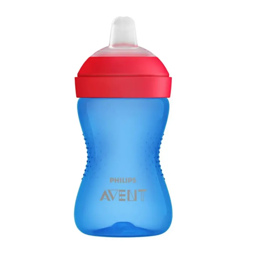 Philips Avent 74SCF802/01 Yumuşak Uçlu Bardak Mavi 300 ml  - 1