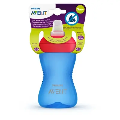 Philips Avent 74SCF802/01 Yumuşak Uçlu Bardak Mavi 300 ml  - 3
