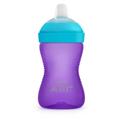 Philips Avent 74SCF802/02 Yumuşak Uçlu Bardak Mor 300 ml  - 1