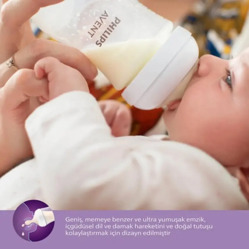 Philips Avent Doğal Tepkili Biberon Emziği 2li 2 Numara 0+ Ay - 6