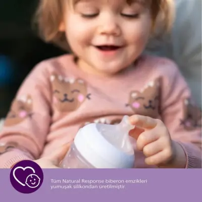 Philips Avent Doğal Tepkili Biberon Emziği 2li 2 Numara 0+ Ay - 9