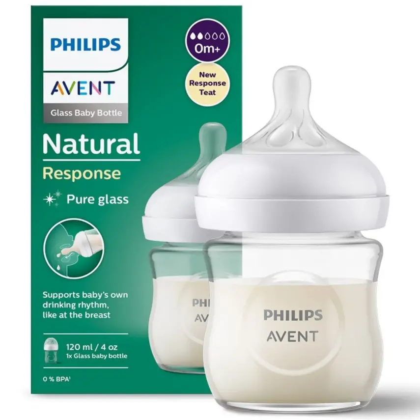 Philips Avent Doğal Tepkili Cam Biberon 120ml 0+ Ay - 3