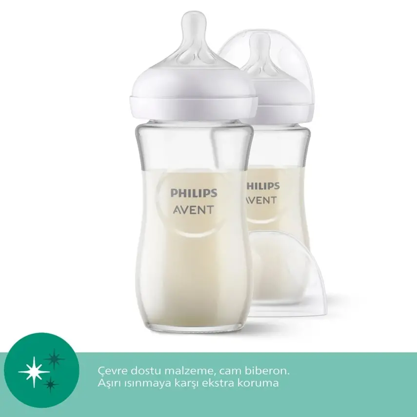 Philips Avent Doğal Tepkili Cam Biberon 120ml 0+ Ay - 36