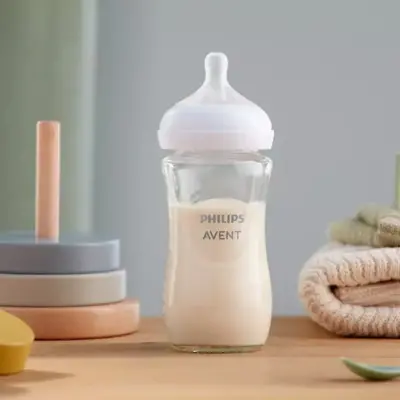Philips Avent Doğal Tepkili Cam Biberon 240ml 1+ Ay - 33