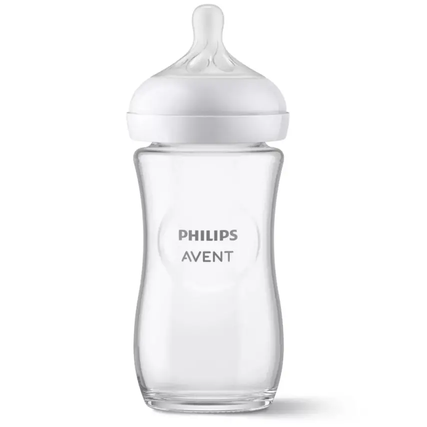 Philips Avent Doğal Tepkili Cam Biberon 240ml 1+ Ay - 35