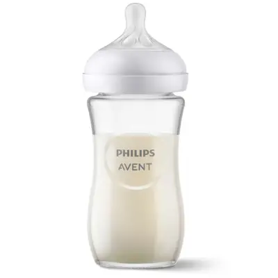 Philips Avent Doğal Tepkili Cam Biberon 240ml 1+ Ay - 20