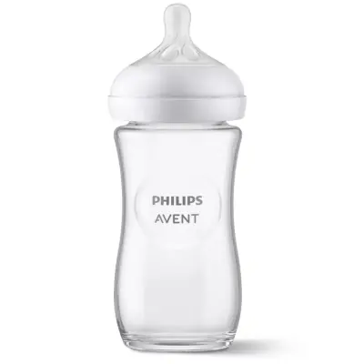 Philips Avent Doğal Tepkili Cam Biberon 240ml 1+ Ay - 21