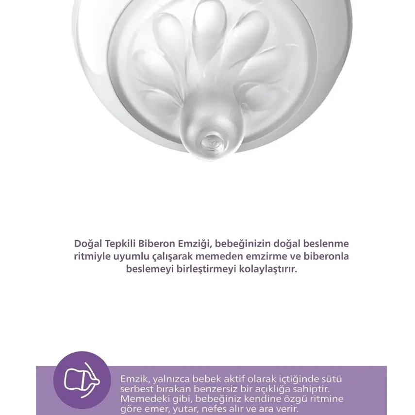 Philips Avent Doğal Tepkili  PP Biberon 125ml 0+ Ay - 26